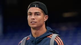 Cristiano Ronaldo avant un match de Manchester United en octobre 2022