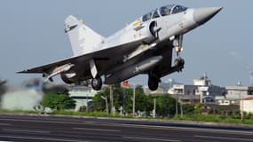 Mirage 2000 au décollage, le 16 septembre 2014.