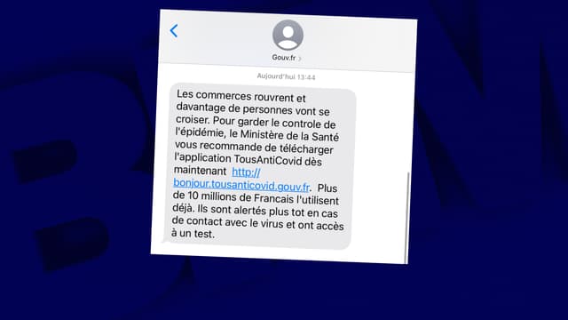 Le SMS envoyé par le gouvernement à tous les Français, samedi 28 novembre 2020
