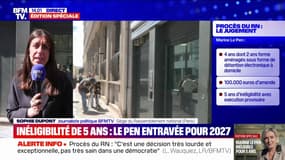 Marine Le Pen inéligible 5 ans: réunion de crise au siège du RN