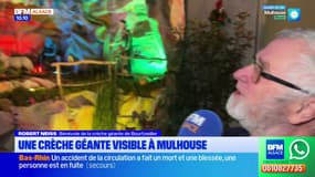 Mulhouse: une crèche géante visible à Bourtzwiller