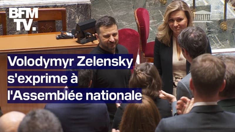 Le discours de Volodymyr Zelensky à l'Assemblée nationale en intégralité