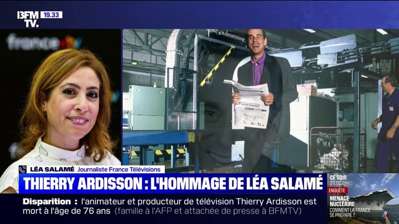"Ça a été un concepteur et un inventeur insensé", Léa Salamé rend hommage à Thierry Ardisson