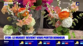 Lyon: les fleuristes préparent les bouquets de Muguet pour le 1er-Mai