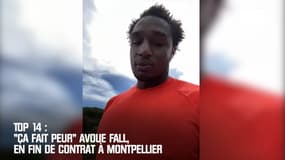 Top 14 : "Ça fait peur" avoue Fall, en fin de contrat à Montpellier