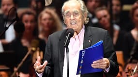 Michel Legrand à Nice, le 14 juillet 2017