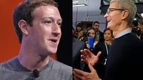 Mark Zuckerberg et Tim Cook ont pris l'habitude de s'écharper par interviews interposées.