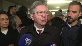 Jean-Luc Mélenchon à Choisy-le-Roi dans le Val-de-Marne, ce dimanche 2 novembre.