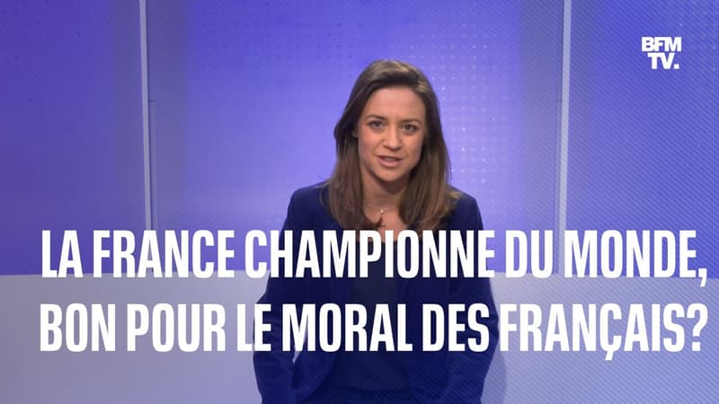 LA VÉRIF - Un titre de champion du monde, c'est bon pour le moral des Français?