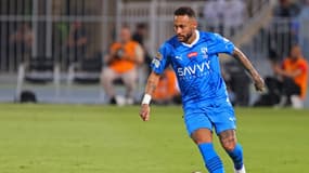 Neymar sous les couleurs d'Al-Hilal, en septembre 2023.