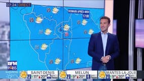 Météo Paris Île-de-France du 7 juin: Temps calme avec des températures douces ce matin