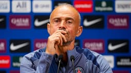 Luis Enrique en conférence de presse avec le PSG le 26 septembre 2025