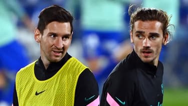 Lionel Messi et Antoine Griezmann