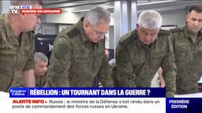 Les images de la première apparition à la télévision du ministre russe de la Défense après la mutinerie de la milice Wagner