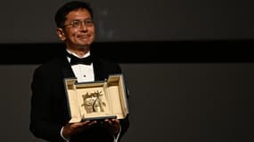 Goro Miyazaki, fils du maître de l'animation Hayao Miyazaki a reçu à Cannes une palme d'or d'honneur au nom du Studio Ghibli. 