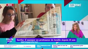 RMC s’engage avec vous : Sarthe, il manque un professeur de braille depuis dix ans - 29/05