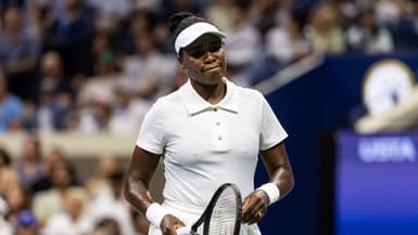 Venus Williams lors du 1er tour de l'US Open, le 25 aout 2025