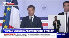 Ocean Viking: pour Gérald Darmanin, "l'Italie n'a pas été au rendez-vous du devoir d'humanité"