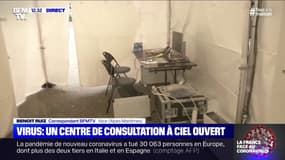 À quoi ressemble le centre de consultation à ciel ouvert installé à Nice ?