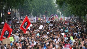 La manifestation de la "marée populaire", le 26 mai 2018, à Paris.