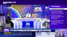 9% des français détiennent des cryptos
