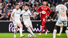 Amine Gouiri, attaquant marseillais, lors du match OM-Brest en Ligue 1, 27 avril 2025