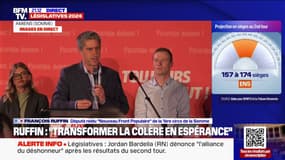 Résultats législatives 2024: "Nous devons gouverner avec respect, avec tendresse, pour les Françaises et pour les Français", affirme François Ruffin, réélu dans la 1ère circonscription de la Somme