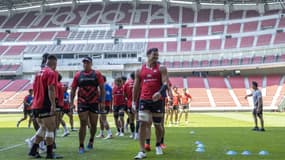 Les joueurs du Japon s'entraînent au Toyota Stadium
