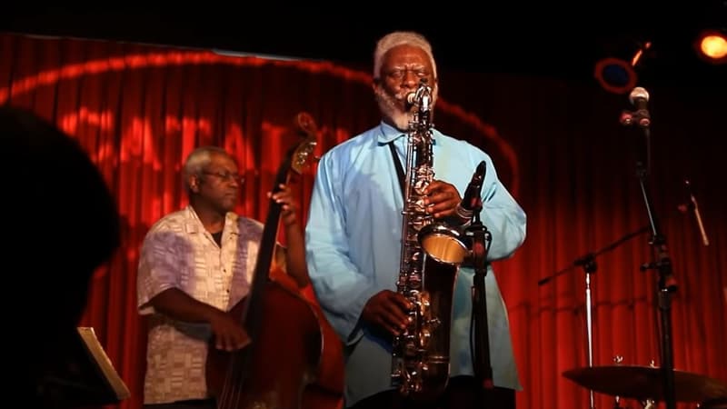 La légende du jazz Pharoah Sanders en 2011