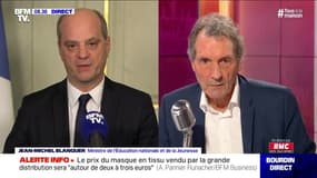 Jean-Michel Blanquer face à Jean-Jacques Bourdin en direct - 29/04