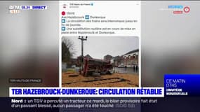 TER Hazebrouck-Dunkerque: la ciruclation rétablie