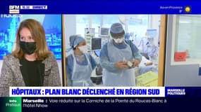 Marseille: le plan blanc activé pour faire "face à l'afflux de patients covid-19", explique Caroline Ageron, directrice de la délégation départementale des Bouches-du-Rhône de l’ARS   
