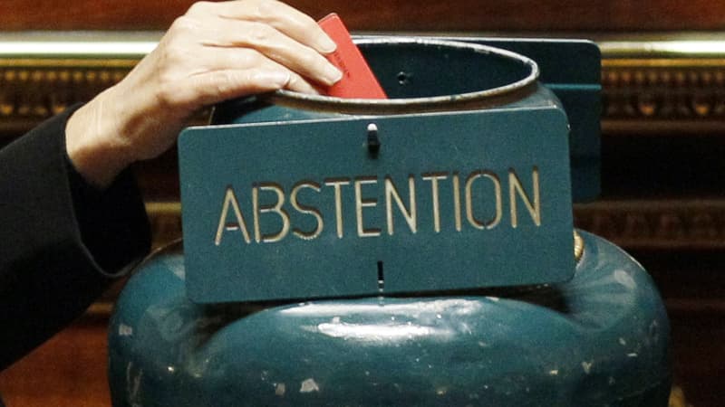 L'urne "Abstention" lors d'un vote à l'Assemblée nationale (illustration)