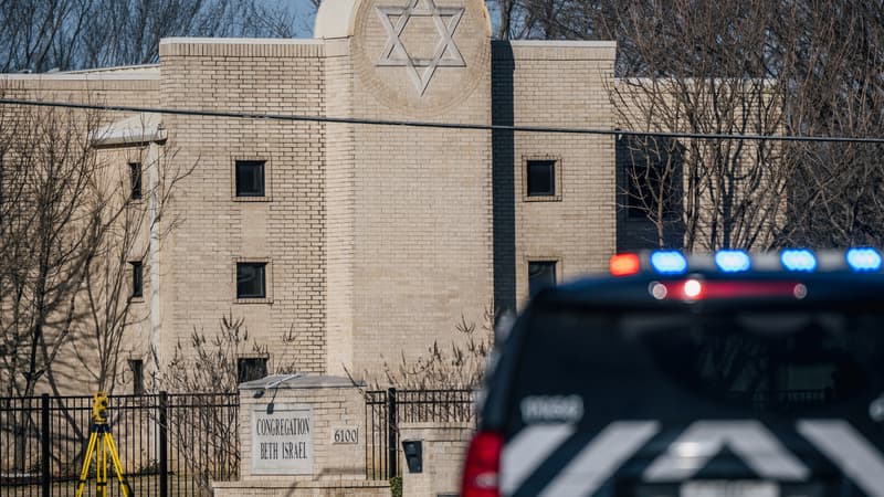 La synagogue où s'est déroulée la prise d'otages 