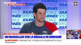 Windsurf: comment le Marseillais Tom Arnoux s'entraîne pour les JO de Paris 2024