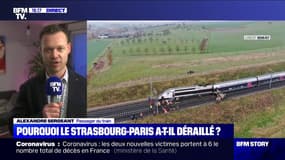 "On a senti très rapidement qu'on avait déraillé": un passager du train Colmar-Paris témoigne