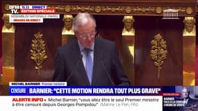 "Avant même que je forme mon gouvernement, vous me disiez 'nous allons voter la censure'": Michel Barnier prend à partie Boris Vallaud (PS)
