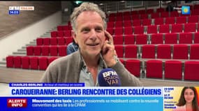 Carqueiranne: des collégiens rencontrent l'acteur et metteur en scène Charles Berling