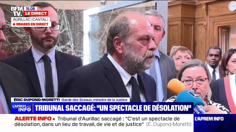 Tribunal saccagé à Aurillac: 