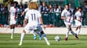 Kays Ruiz avec le ballon lors d'un match PSG-Real Madrid, à Saint-Germain le 18 septembre 2019