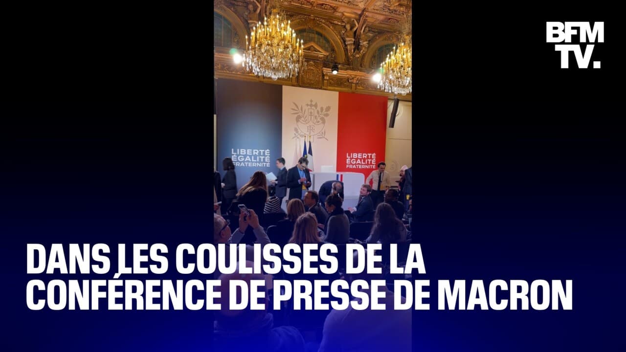 TANGUY DE BFM - Dans Les Coulisses De La Conférence De Presse Du ...