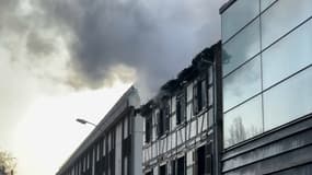Un incendie s'est déclaré dans un immeuble de la rue Prechter à Strasbourg ce 9 février, tôt dans la matinée.