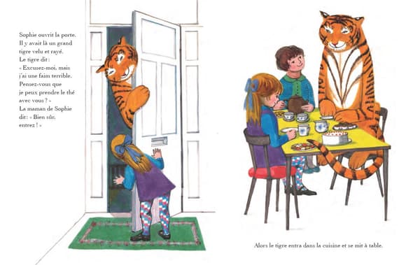 "Le tigre qui s’invita pour le thé" de Judith Kerr "Le tigre qui s’invita pour le thé" de Judith Kerr