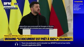 "Le document est prêt à 100%": Volodymyr Zelensky annonce attendre "une date et un lieu" pour signer les garanties de sécurité