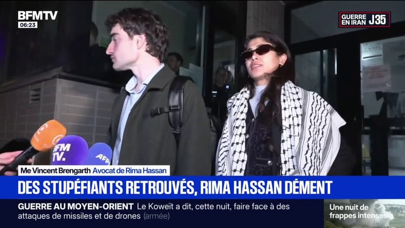 Garde à vue de Rima Hassan: de la drogue de synthèse aurait été retrouvée en sa possession, la députée européenne dément