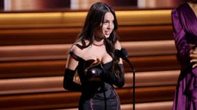 Olivia Rodrigo, lors de la cérémonie des Grammy Awards, le 3 avril 2022
