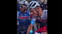 Julian Alaphilippe et Mirco Maestri, très émus sur la ligne d'arrivée de la 12e étape du Giro