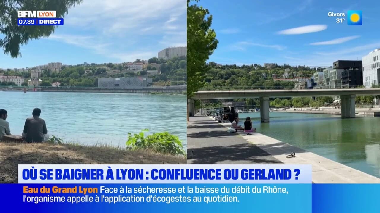Où se baigner à Lyon : Confluence ou Gerland ?