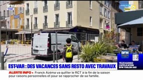 Saint-Raphaël: des vacances sans restaurant mais avec des travaux