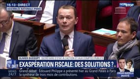 Olivier Dussopt: "Nous continuerons à baisser les impôts (...) plutôt que de proposer l’incohérence et la démagogie qui vous caractérisent"